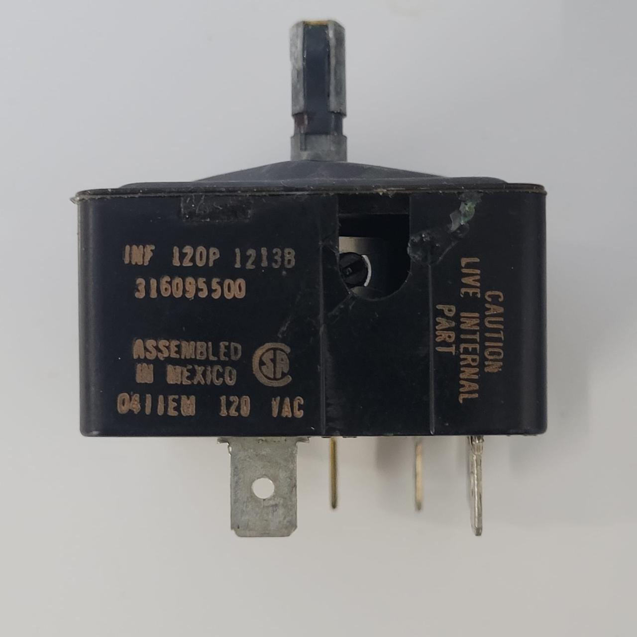 Frigidaire Range Warming Drawer Control Switch 5304508926 Frigidaire Range Warming Drawer Control Switch 5304508926